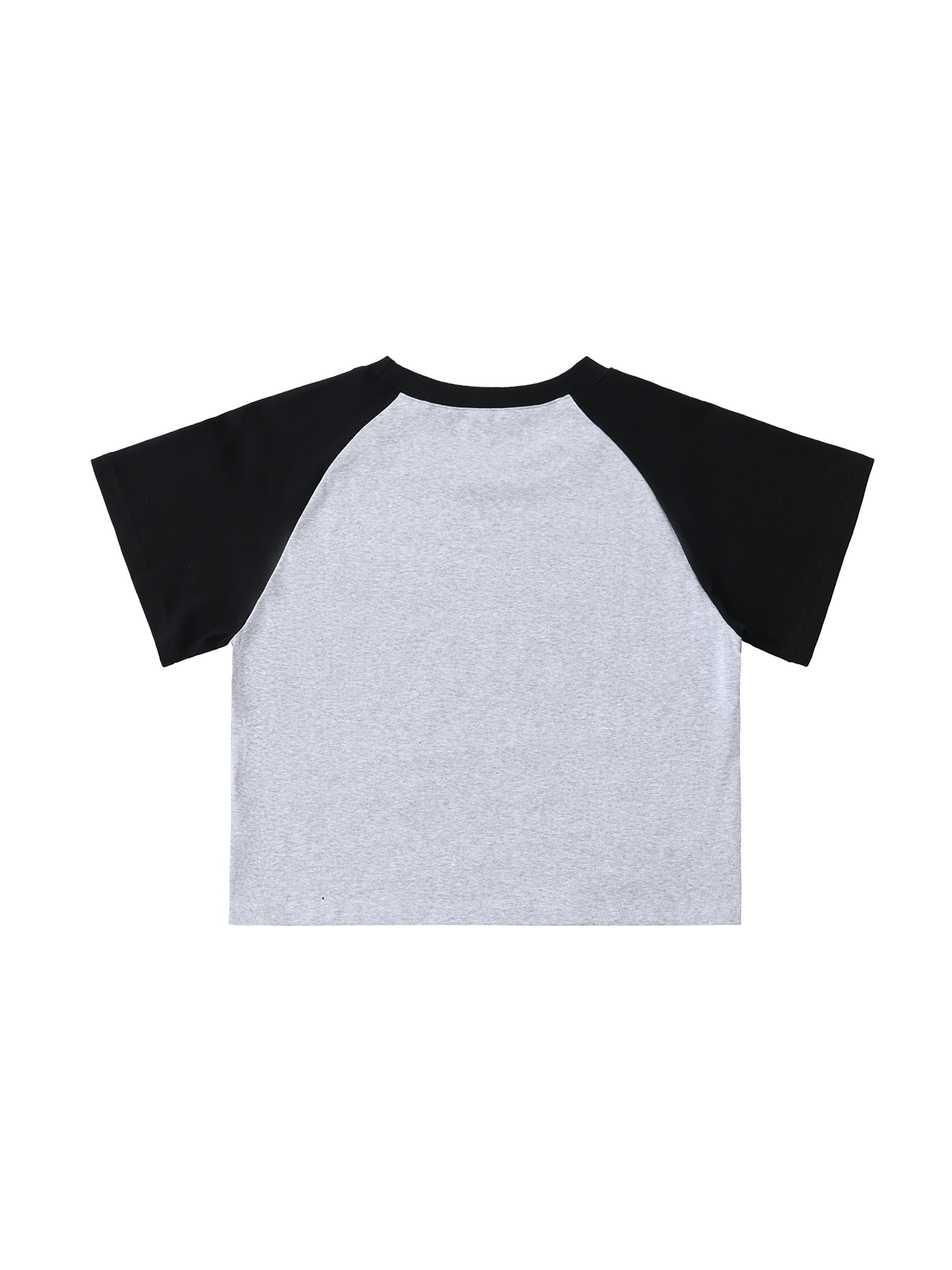 Color-Blocked Raglan Crop Top – Custom Basics | Tapstitch